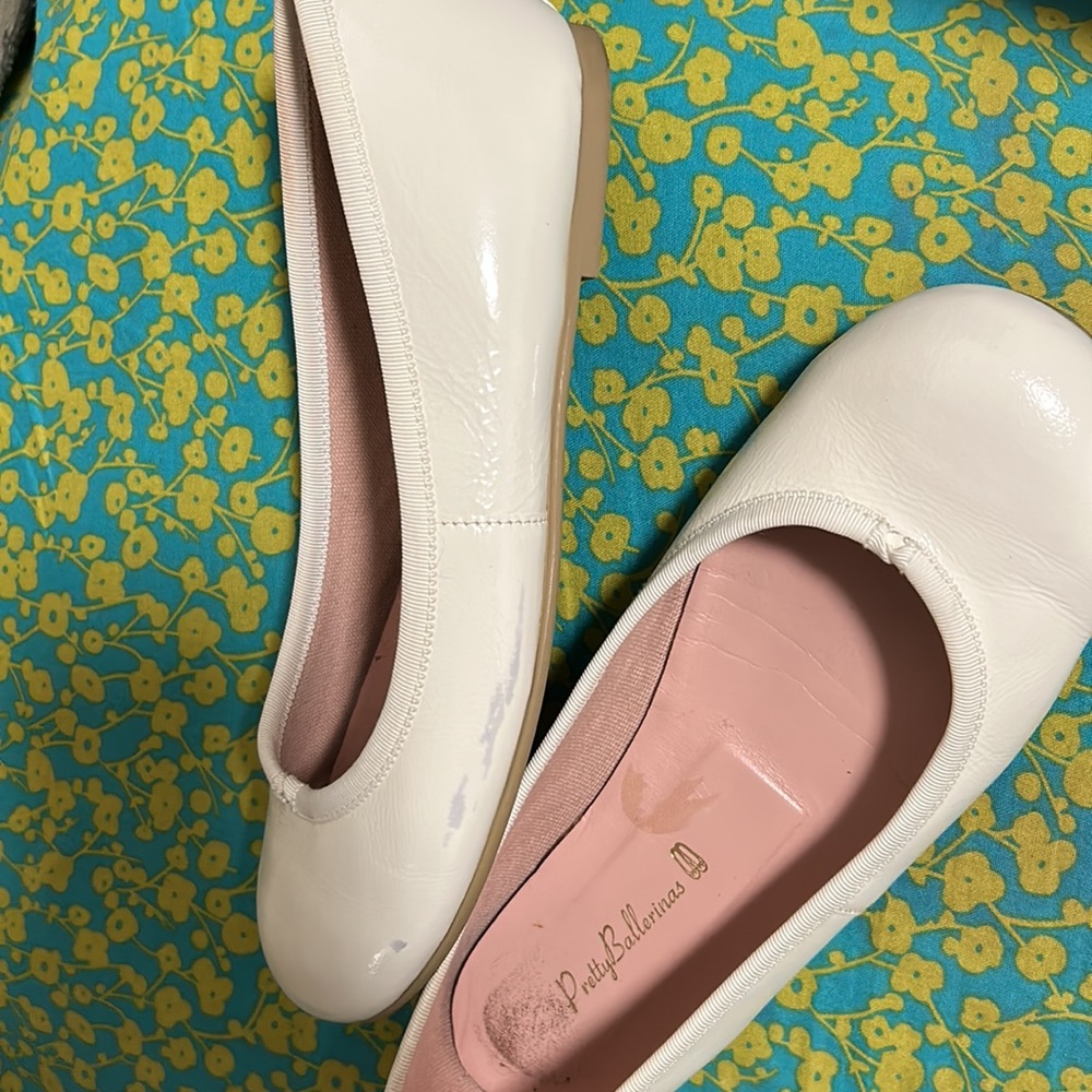 Pretty ballerinas white Rosario - Picture 13 of 16